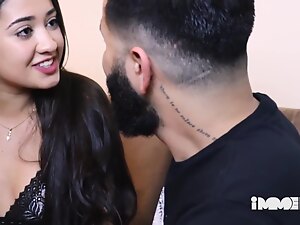 Busty beauty enjoys passionate encounter, embracing her love for a satisfying screw.